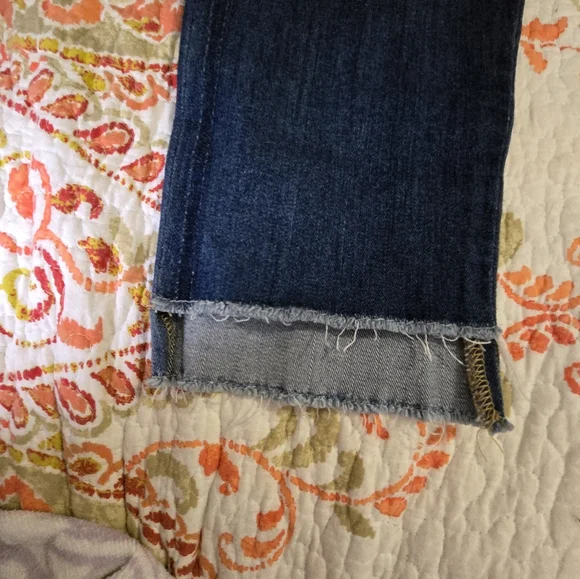 Flying Monkey Dark Blue Distressed Jeans - Picture 4 of 16